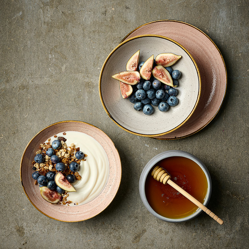 Photo for Stonecast Raw Terracotta shallow plate, 220 mm 2