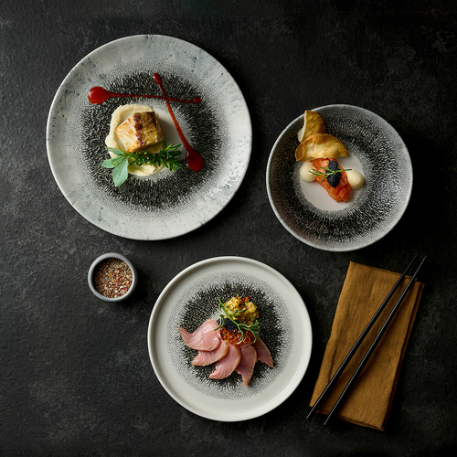 Foto für Studio Prints Fusion Black  Walled Plate 8.25" [de] 2