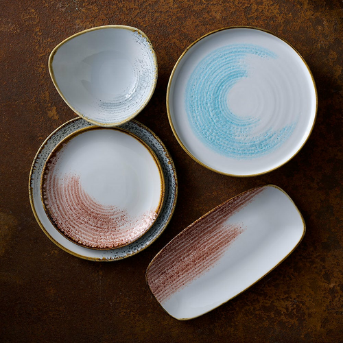 Photo for Homespun Accents Coral shallow plate, 220 mm 2