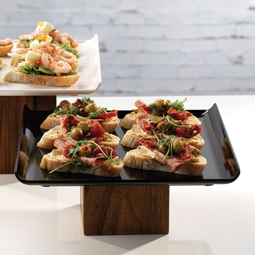 Photo for Square melamine tray, Black, 300x300mm 2