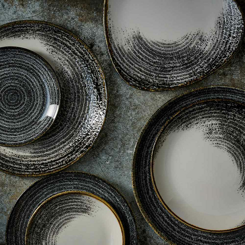 Photo for Homespun Accents Black deep bowl, 200 mm, 750 ml 2