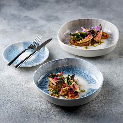 Photo for Lyra Blue organic-shaped bowl, 230mm 2