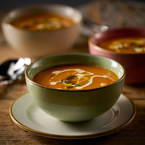 Photo for Stonecast Sage Green soup bowl, 470ml 2