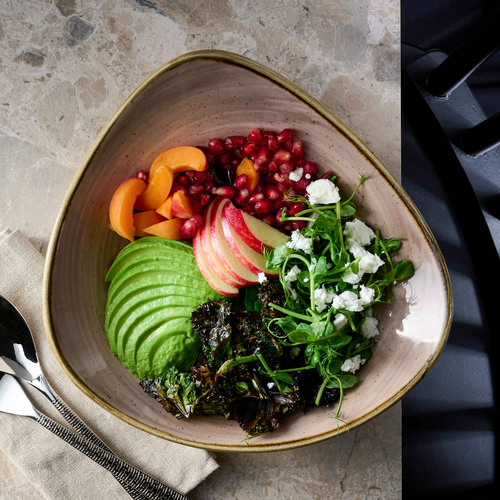Photo for Stonecast Truffle triangular bowl, 240 mm 2