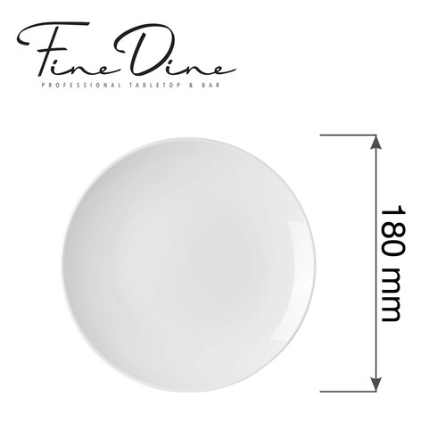 Zdjęcie do Pure Bianco, 180 mm, platt tallrik utan kant 2