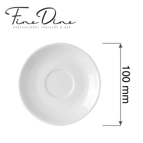 Zdjęcie do Underlägg till den eleganta espressokoppen Pure Bianco, 100 mm 2