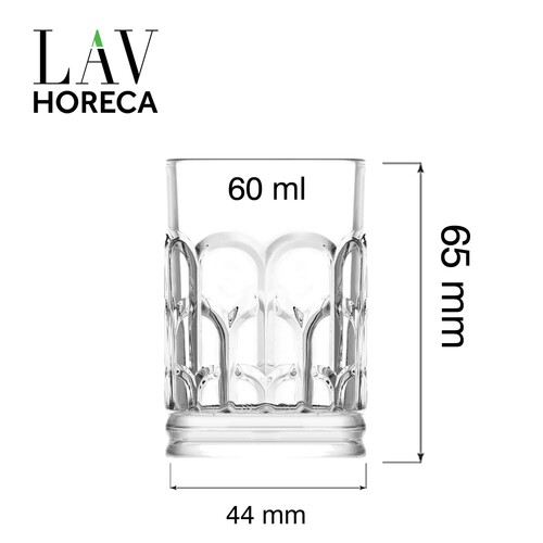 Zdjęcie do Glas/shotglas Archie, 60 ml 2