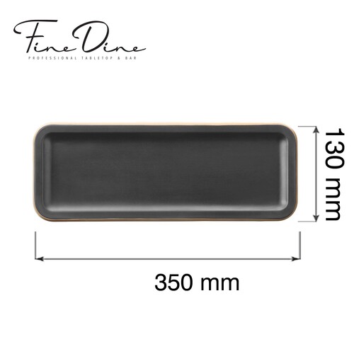 Zdjęcie do Serveringsbricka Panama Black, 350x130x(h)20mm 2