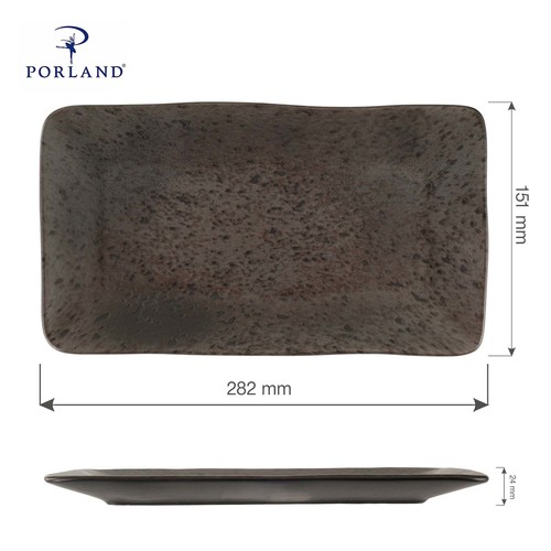 Zdjęcie do Rektangulär serveringsfat Ironstone, 280x150 mm 2