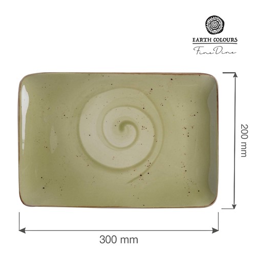 Zdjęcie do Rektangulär tallrik Olive 300x200 mm 2