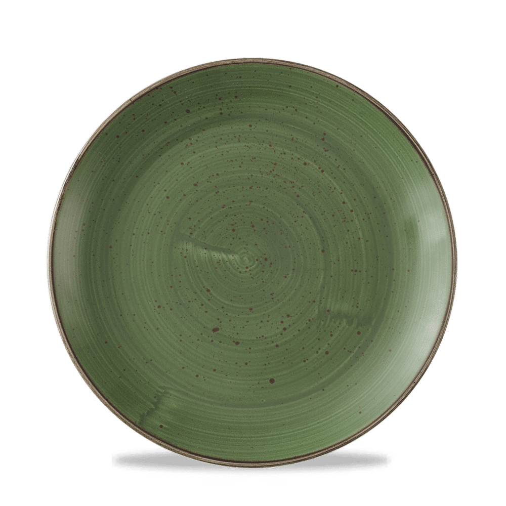 Плоская тарелка Stonecast Sorrel Green, 220 мм