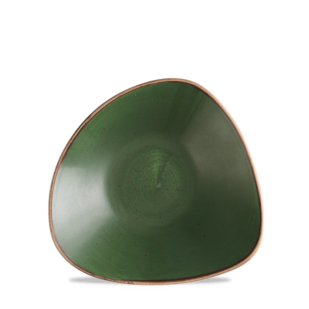 Треугольная миска Stonecast Sorrel Green, 150 мм