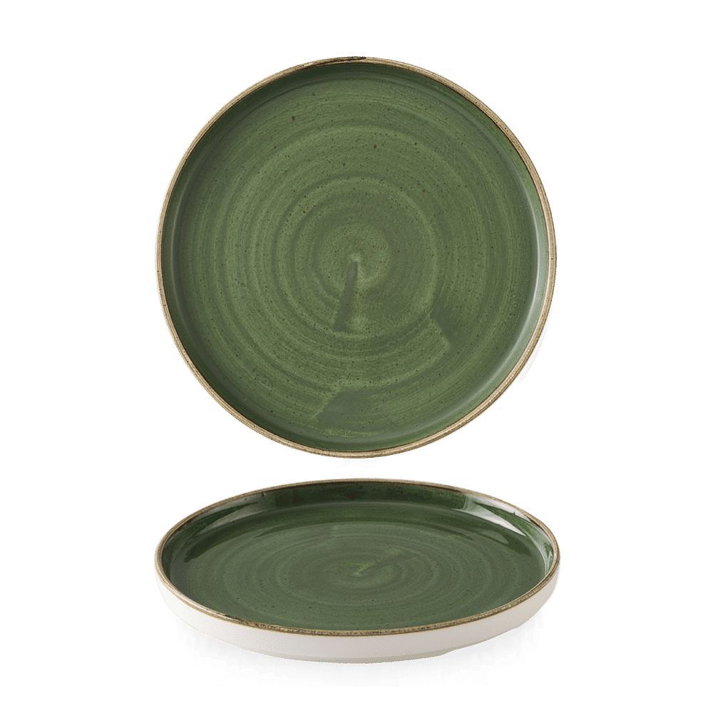Plytká miska s okrajom Stonecast Sorrel Green, 210 mm