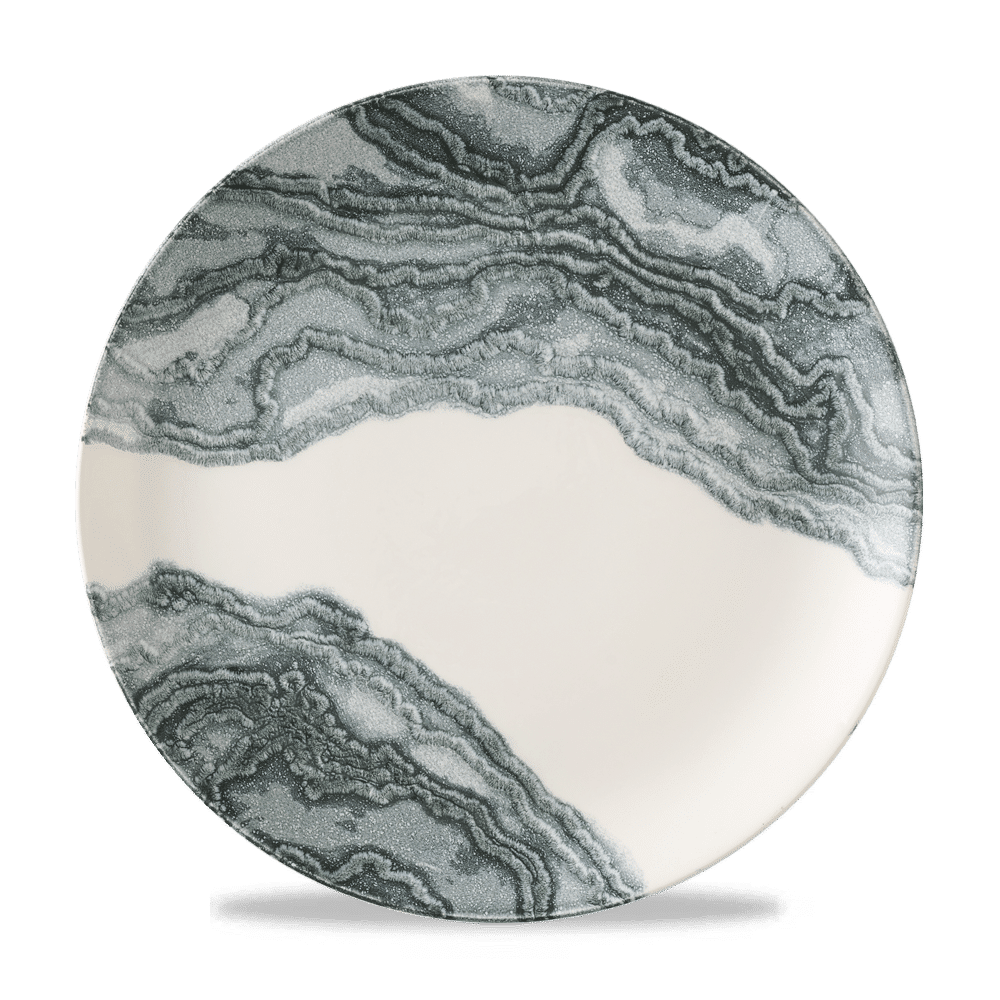 Tide Black Coupe Plate, 290mm