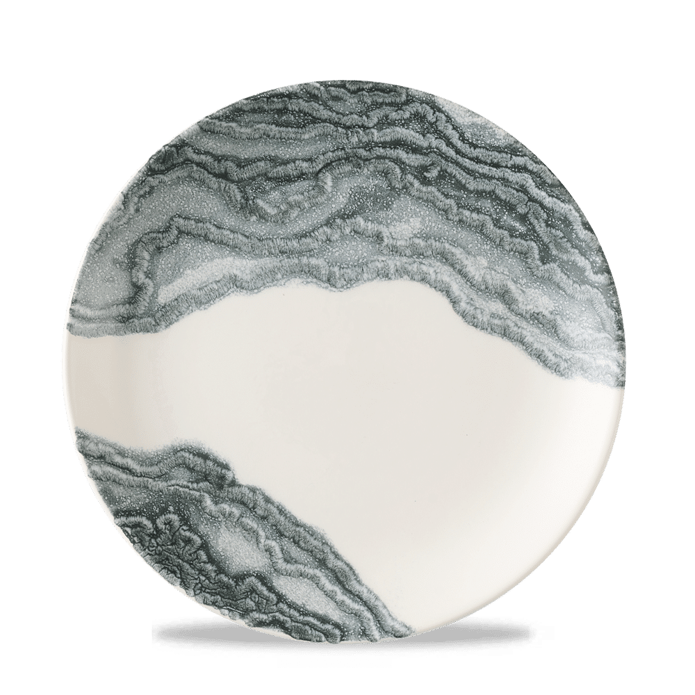 Tide Black Coupe Plate, 220mm