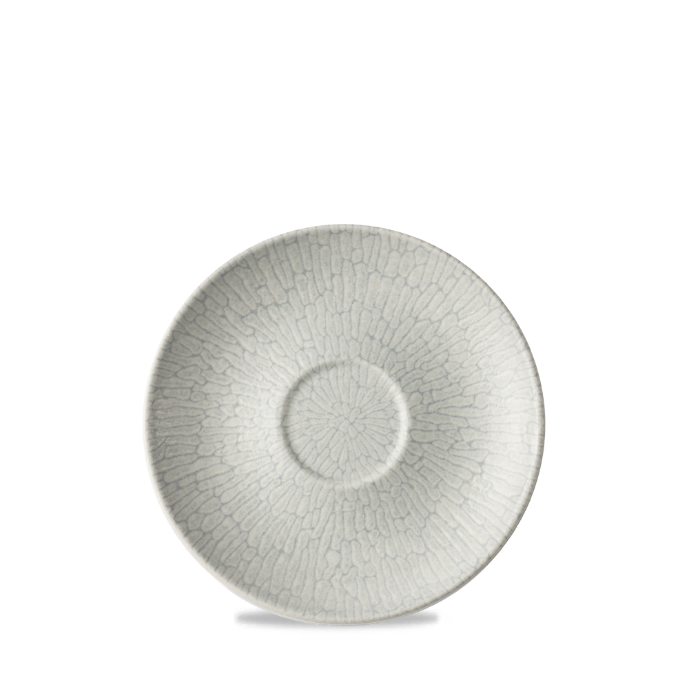 Delta Grey Coffee Saucer, 160mm