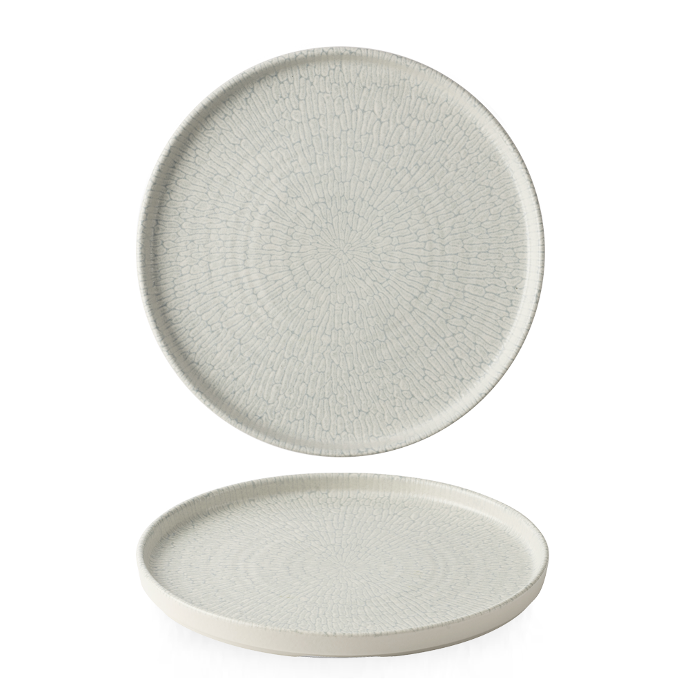 Platt skiva med kant Delta Grey, 260 mm