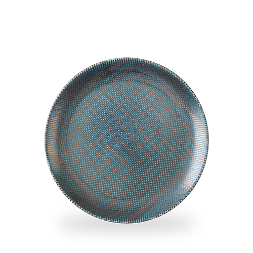 Astro Metallic Blue Coupe Plate, 260mm