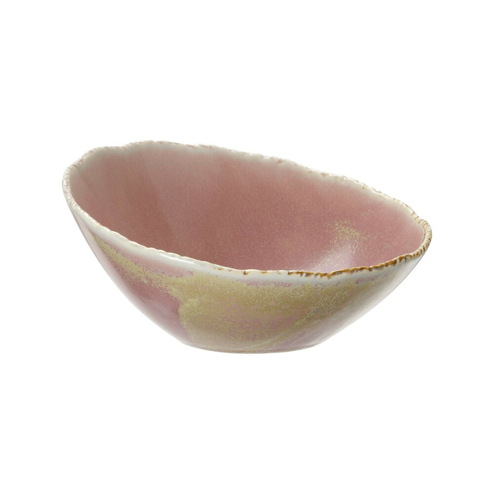 Rosa bufetová misa, 200 mm