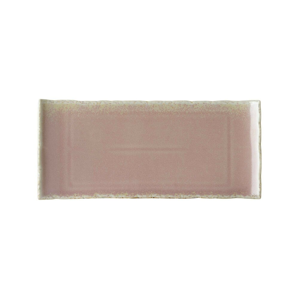 Rektangulär tallrik Rosa, 260x115 mm