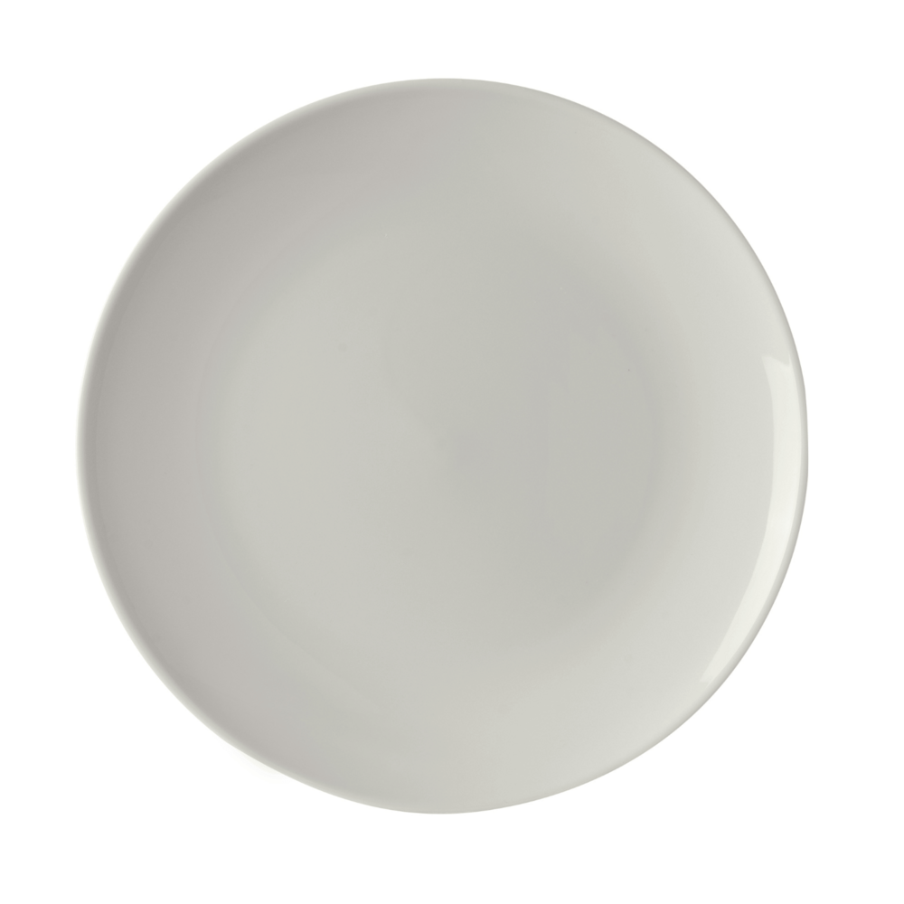 Flacher Teller ohne Rand Pure Crema, 200 mm