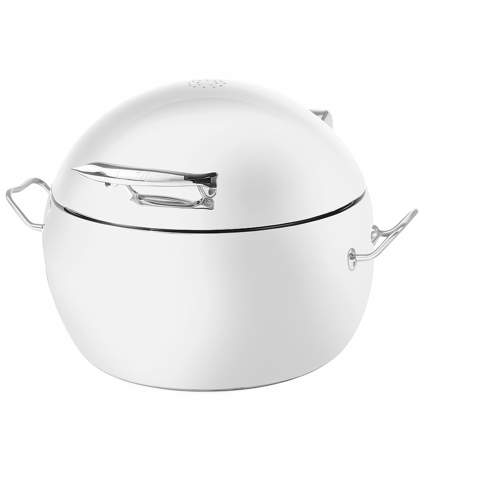 Premium round chafing dish with cover 11 l