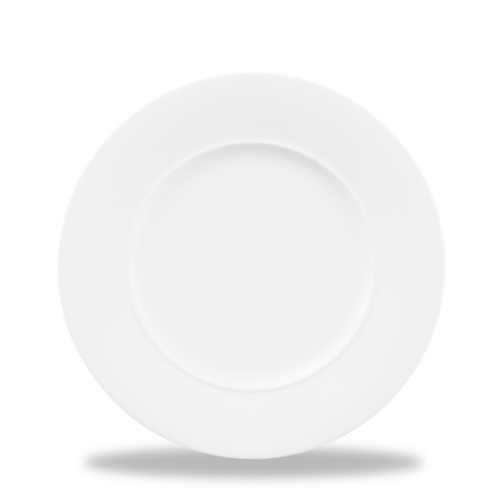 Standard high-rimmed plate Alc Ambience White, 180mm