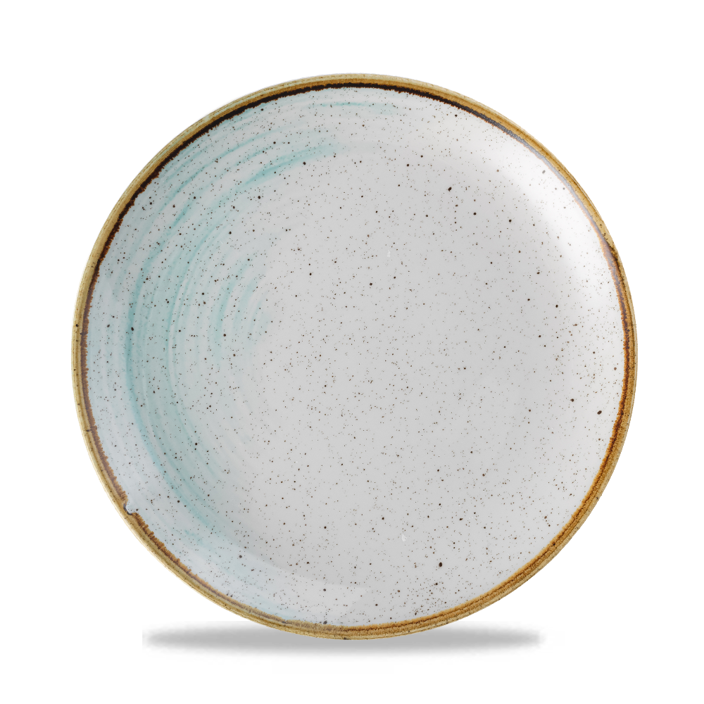 Stonecast Accents Duck Egg shallow plate, 220 mm