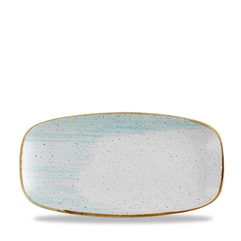 Talerz podłużny szefa kuchni Stonecast Accents Duck Egg, 300x150mm