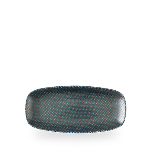 Talerz podłużny Astro Metallic Blue, 300x130mm
