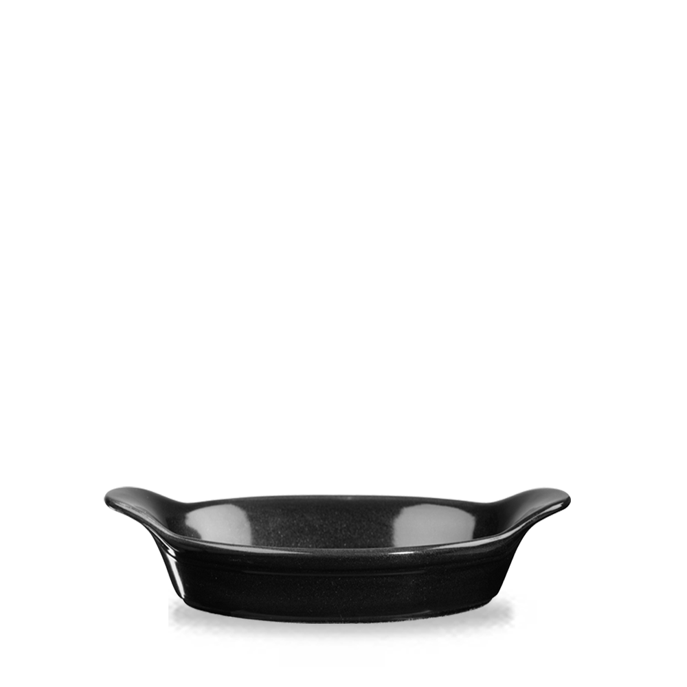 Naczynie okrągłe z uchwytami  Metallic Black, 150x180mm, 300ml