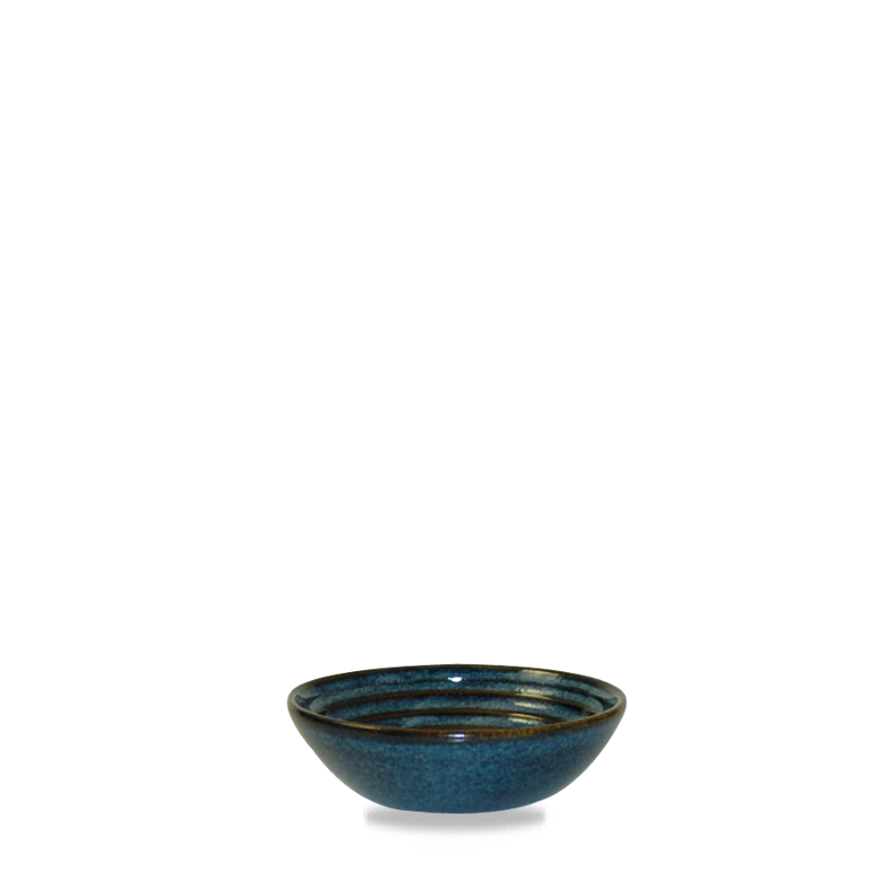Sapphire grooved dip dish, 110x35mm, 140ml