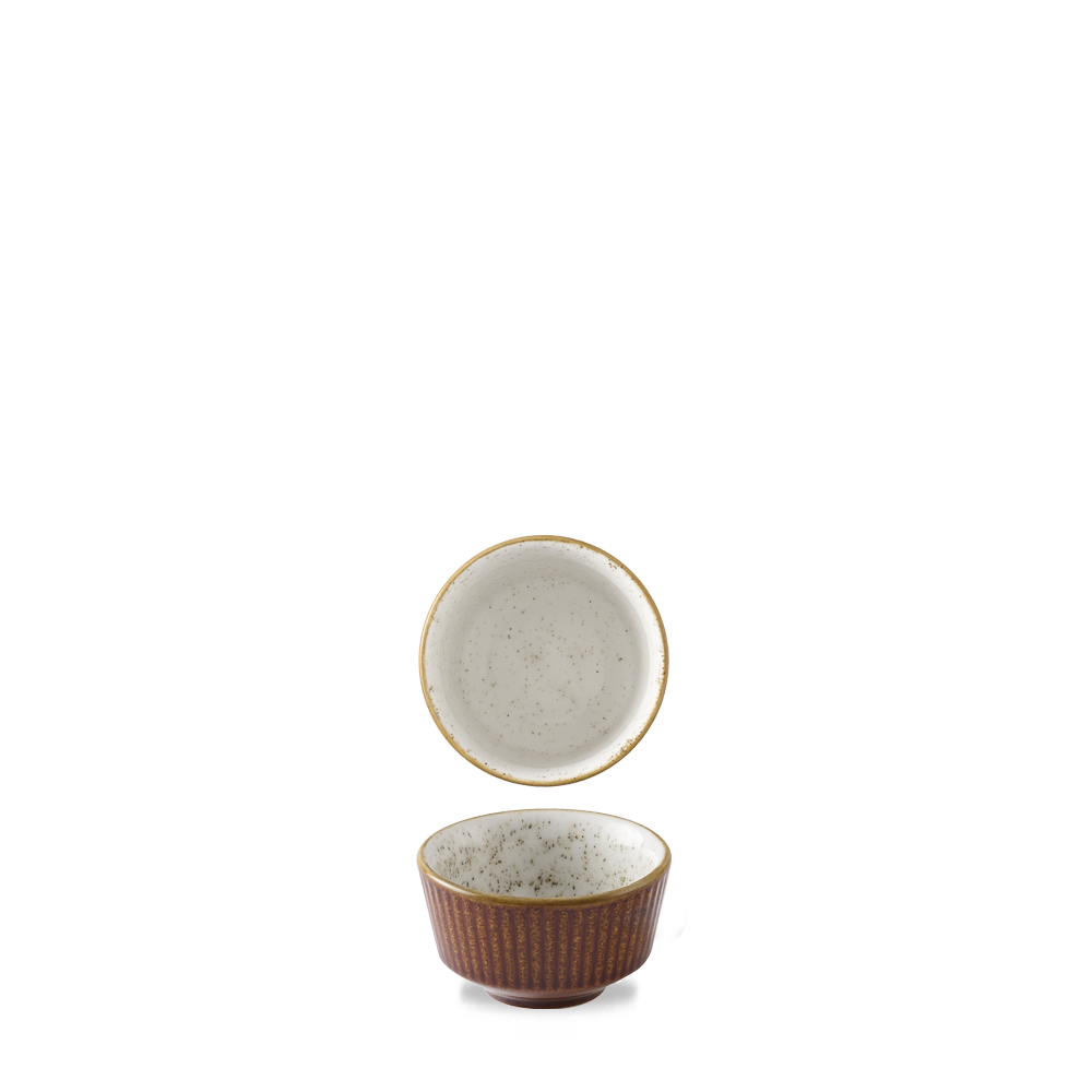 Miseczka na dipy Kochi Cinnamon Brown Barley White, 80mm, 110ml [se]