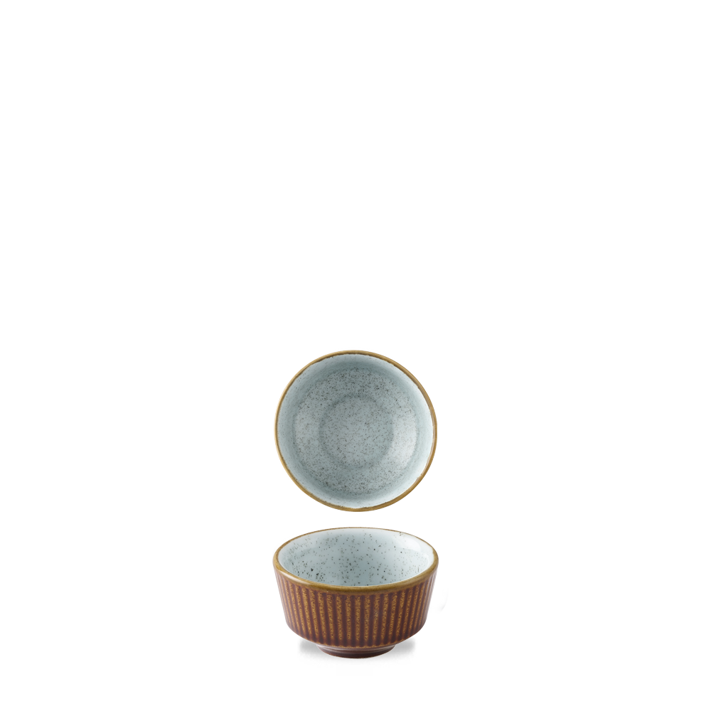 Kochi Cinnamon Brown Duck Egg dip bowl, 80mm, 110ml