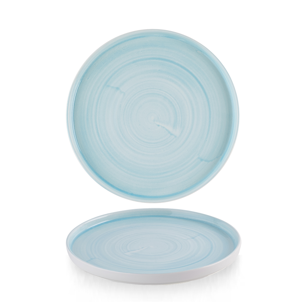 Canvas Breeze Stonecast plate with high rim, 210 mm