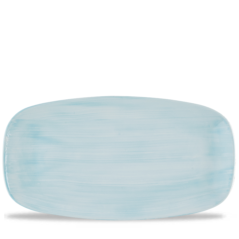 Talerz podłużny szefa kuchni Canvas Breeze Stonecast, 360x190mm