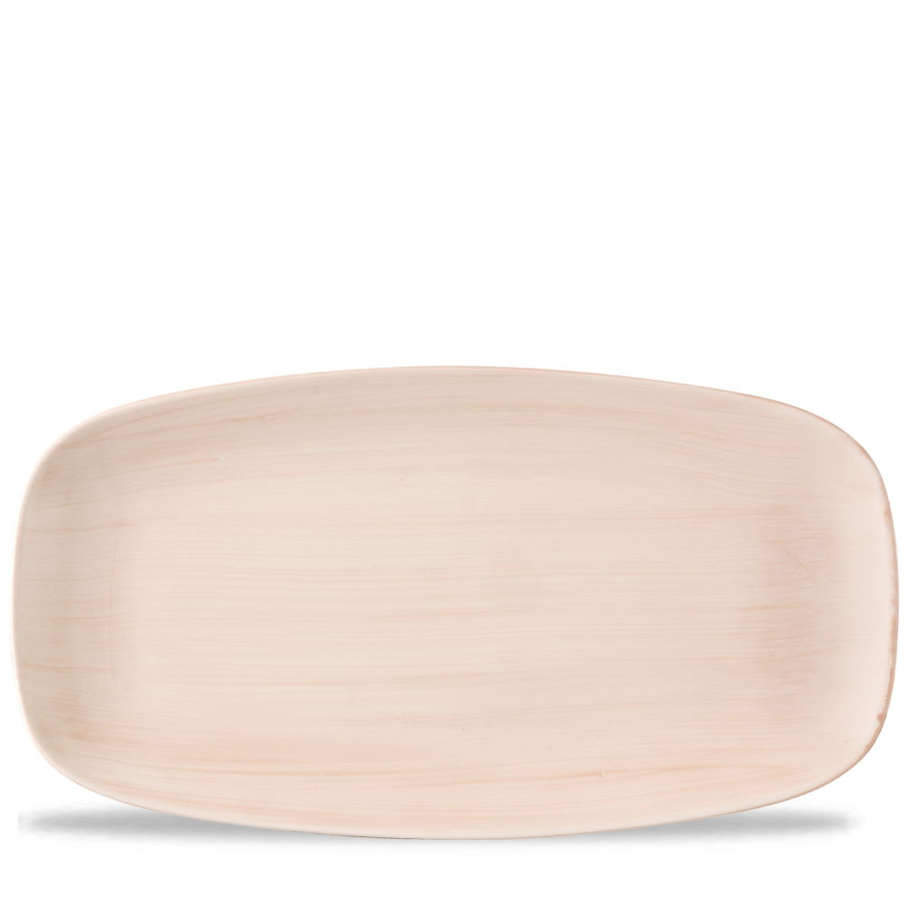 Talerz podłużny szefa kuchni Stonecast Canvas Coral, 360x190mm