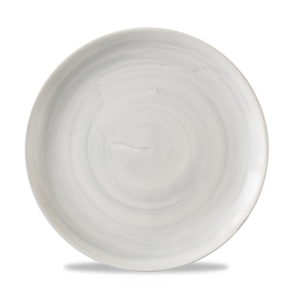 Talerz płytki coupe Stonecast Canvas Grey, 260mm