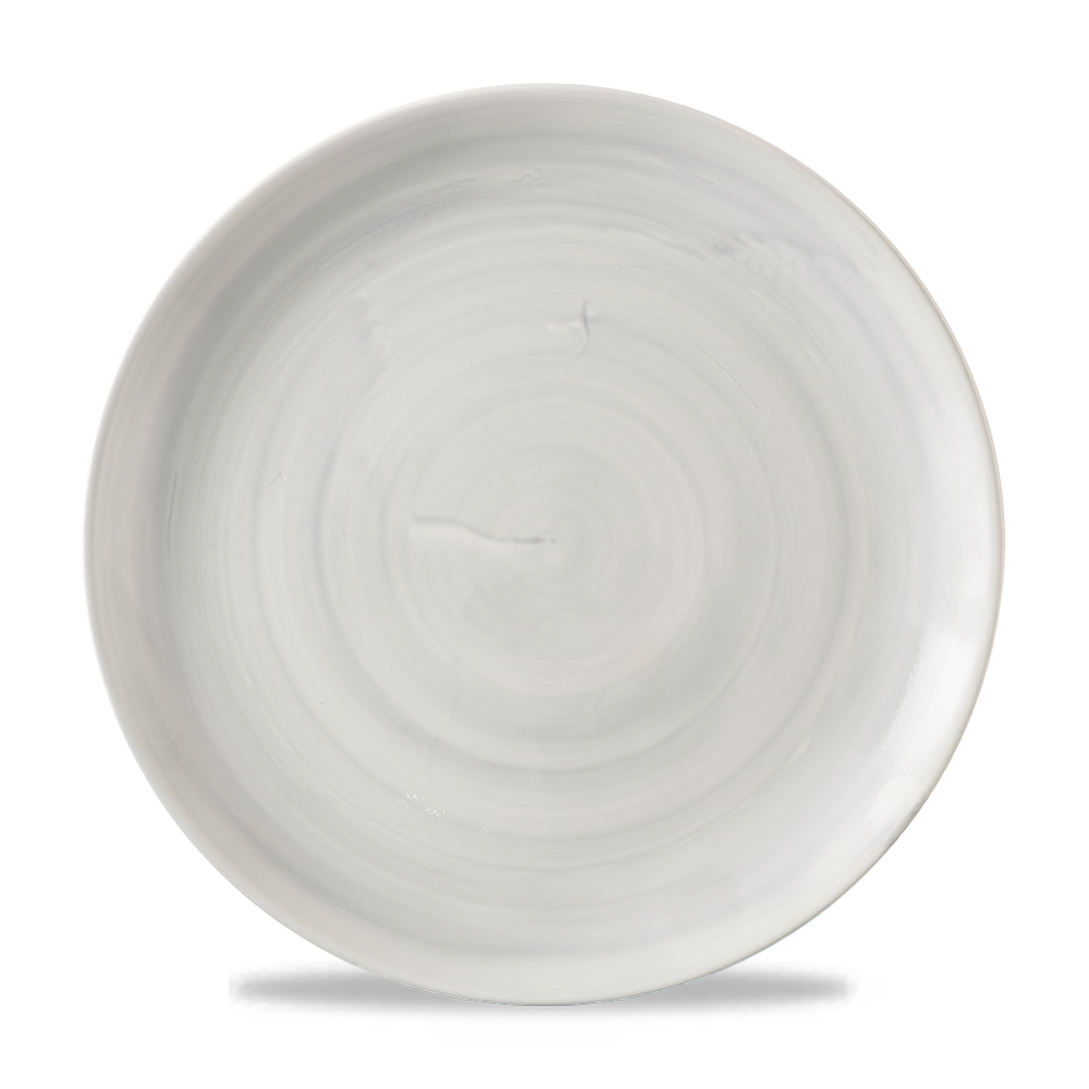 Talerz płytki coupe Stonecast Canvas Grey, 290mm