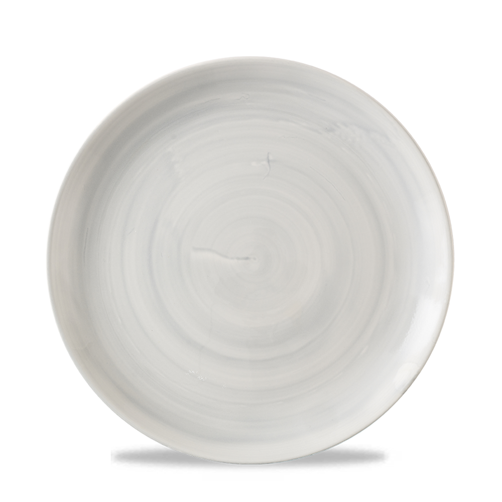 Talerz płytki coupe Stonecast Canvas Grey, 220mm