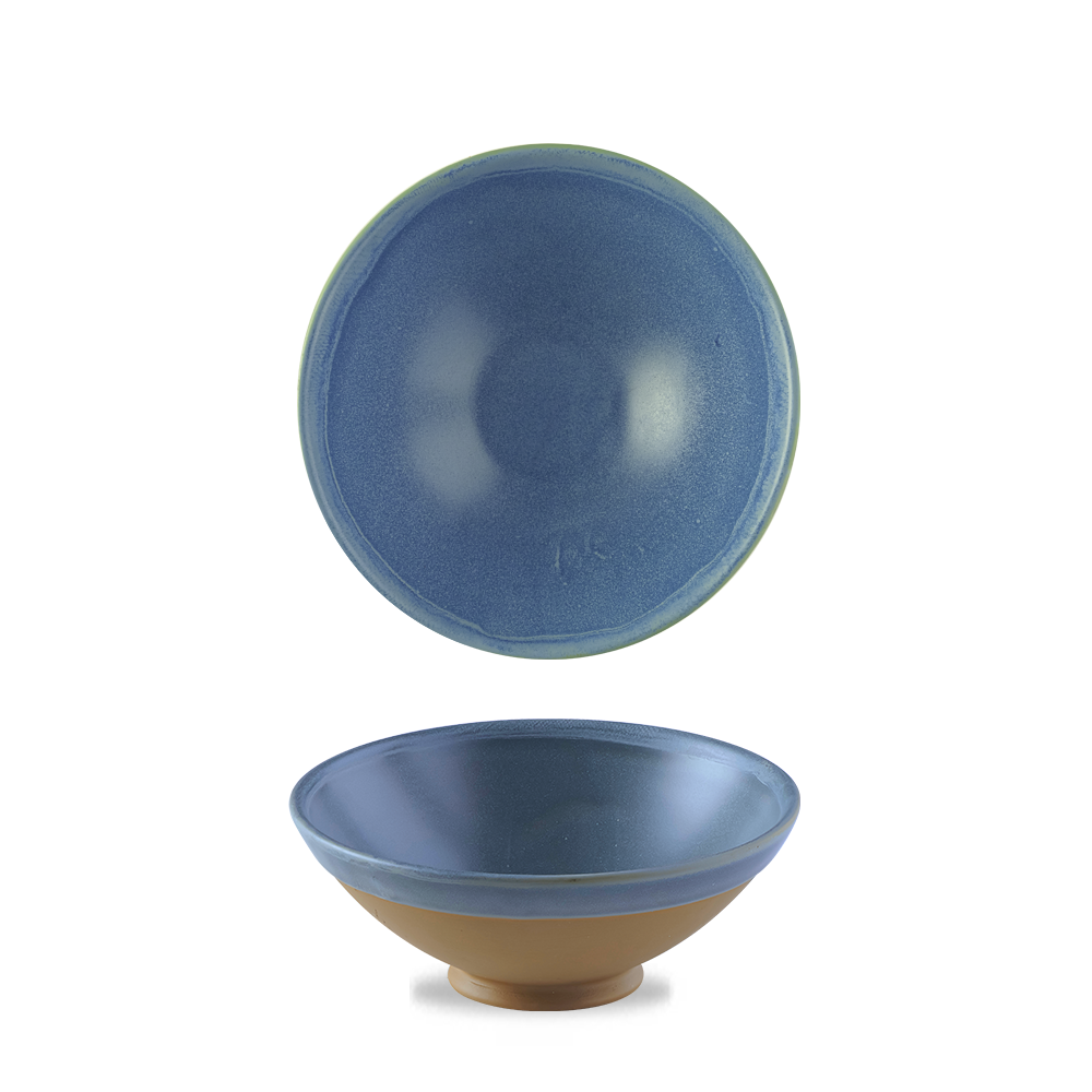Emerge Oslo Blue footed bowl, 200mm, 1000ml
