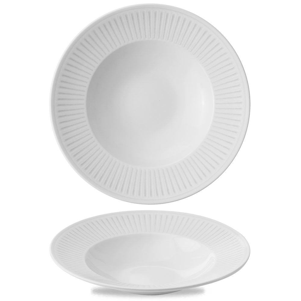 Era Grey wide rim bowl, 280 mm, 470 ml