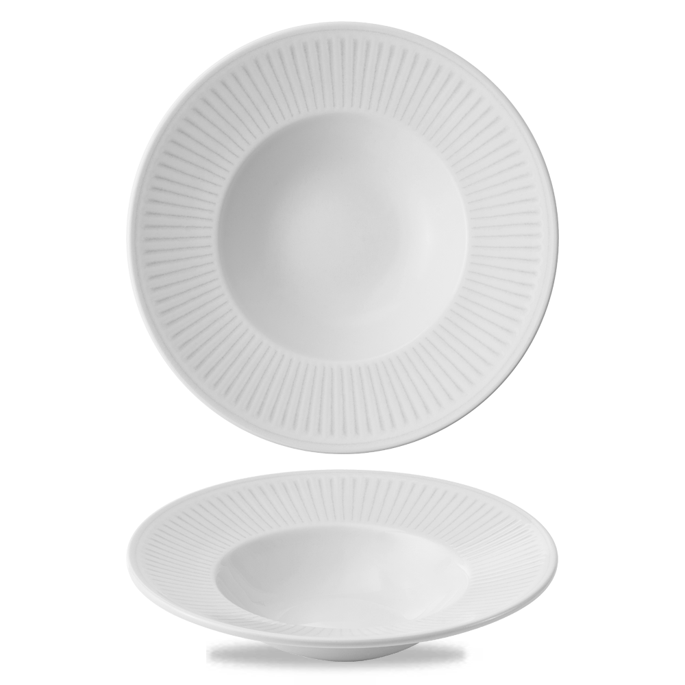 Era Grey wide rim bowl, 240 mm, 280 ml
