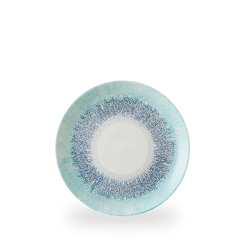 Studio Prints Fusion Blue Evolve Coupe Plate 8.67" [de]