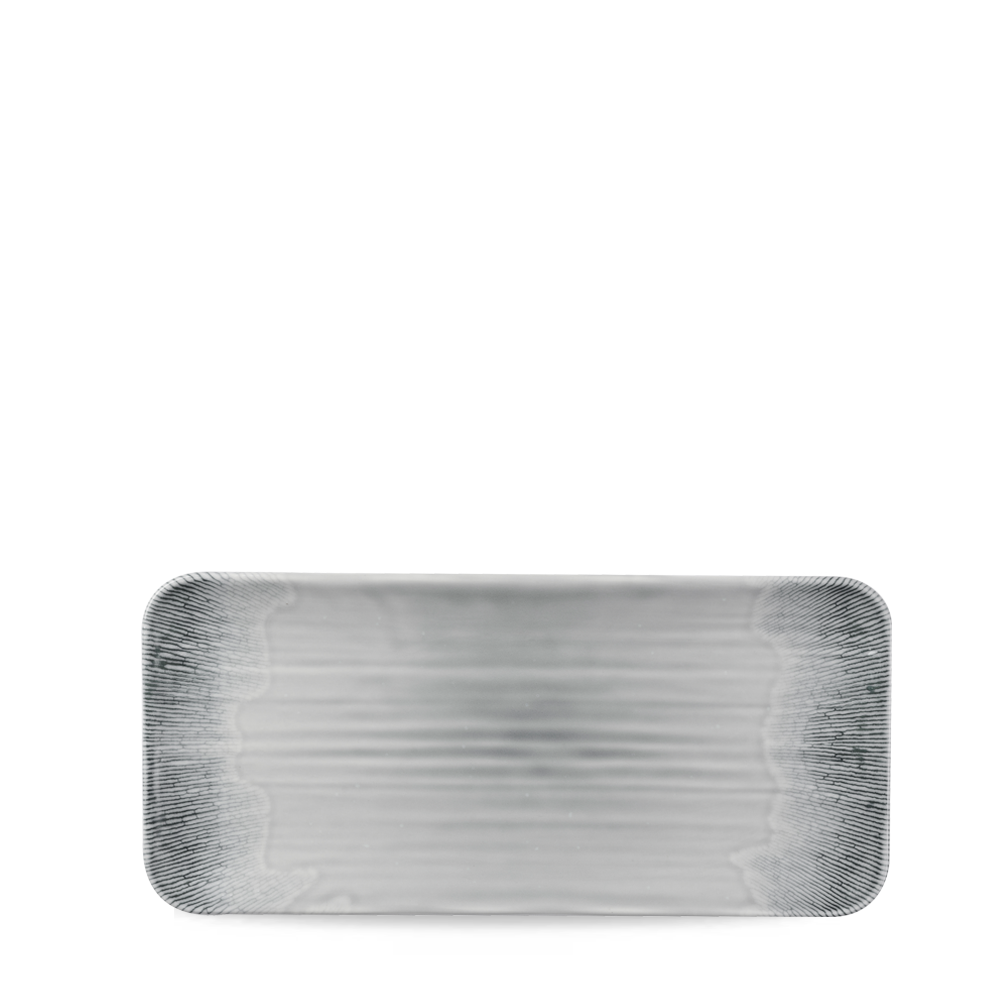 Półmisek o organicznym kształcie Harvest Flux Grey, 350x160mm