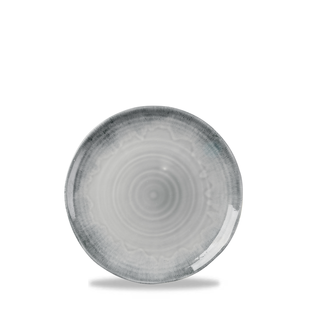 Talerz coupe o organicznym kształcie Harvest Flux Grey, 280mm