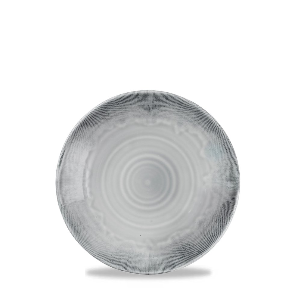 Talerz coupe o organicznym kształcie Harvest Flux Grey, 290mm