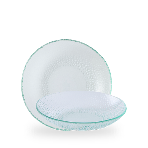 Misa okrągła szklana przeźroczysta Isla, 250mm, 1100ml