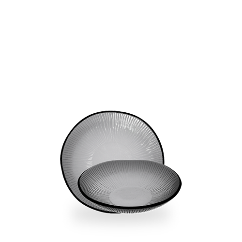 Round bowl Dusk Glass Bamboo, 170mm, 300ml