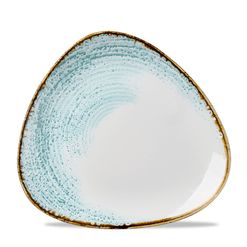 Talerz trójkątny Homespun Accents Aquamarine, 300mm